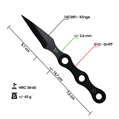 K4 Wasp EDC Messer